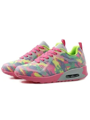 Pretty Cushion Floral Print Athletic Shoes