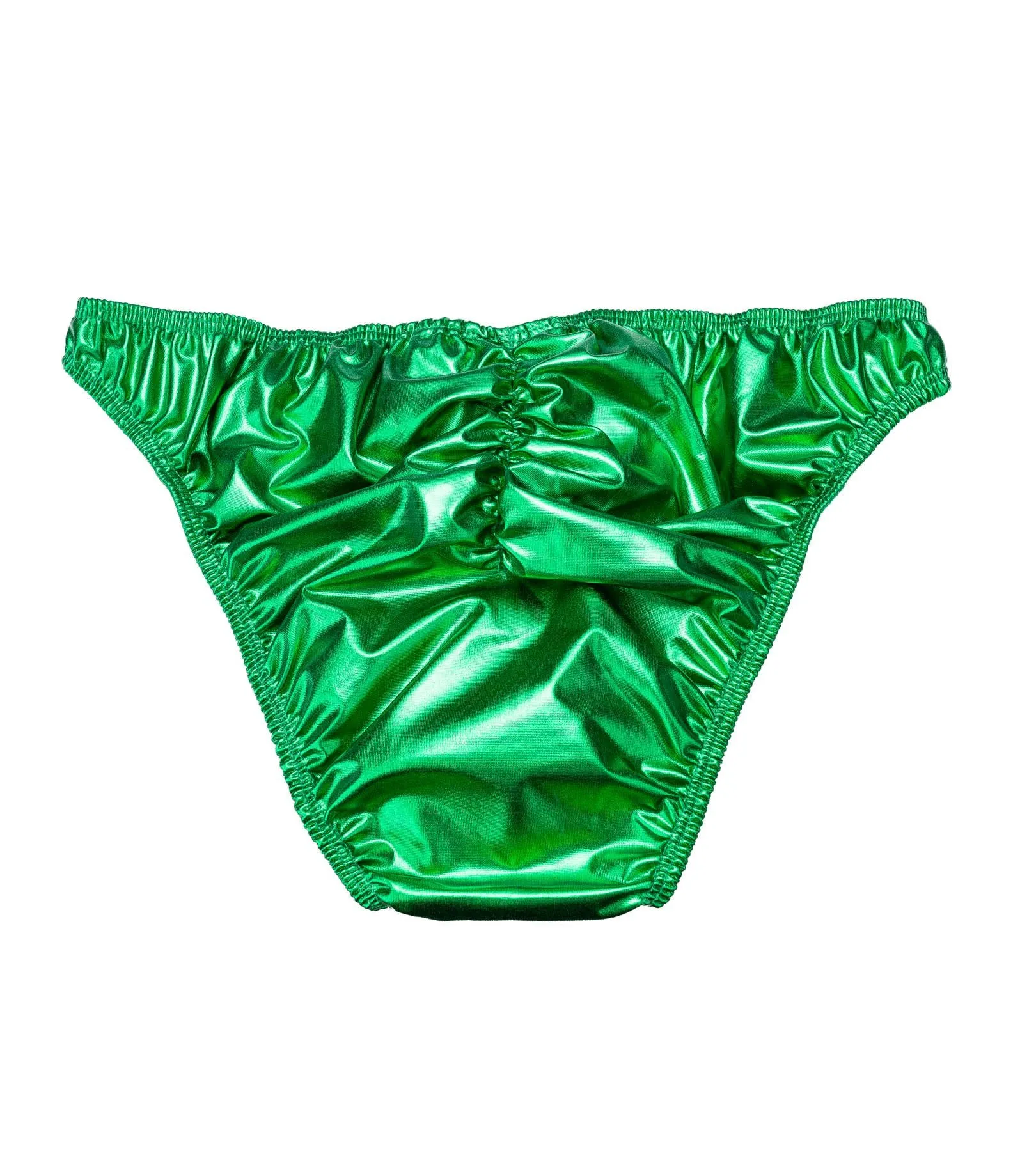 Pro Cut Posing Trunks with Scrunch - Pine Green