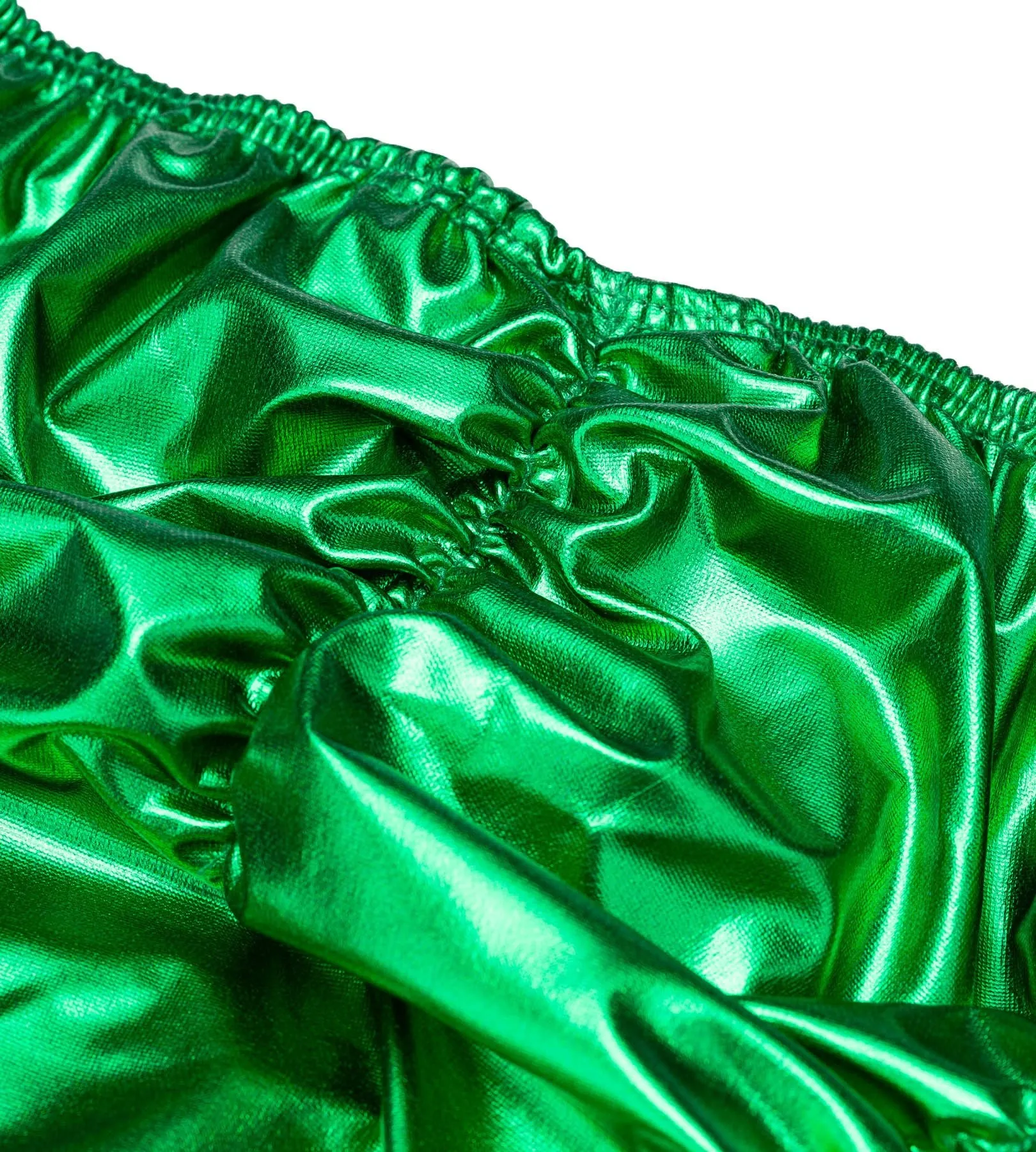 Pro Cut Posing Trunks with Scrunch - Pine Green