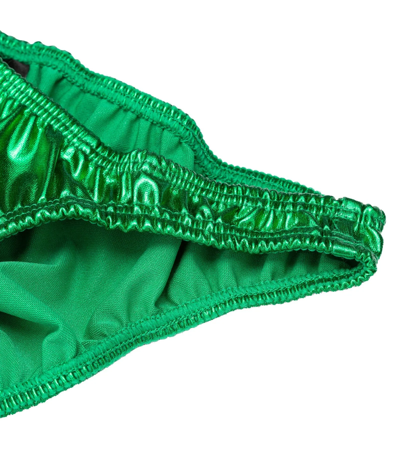 Pro Cut Posing Trunks with Scrunch - Pine Green