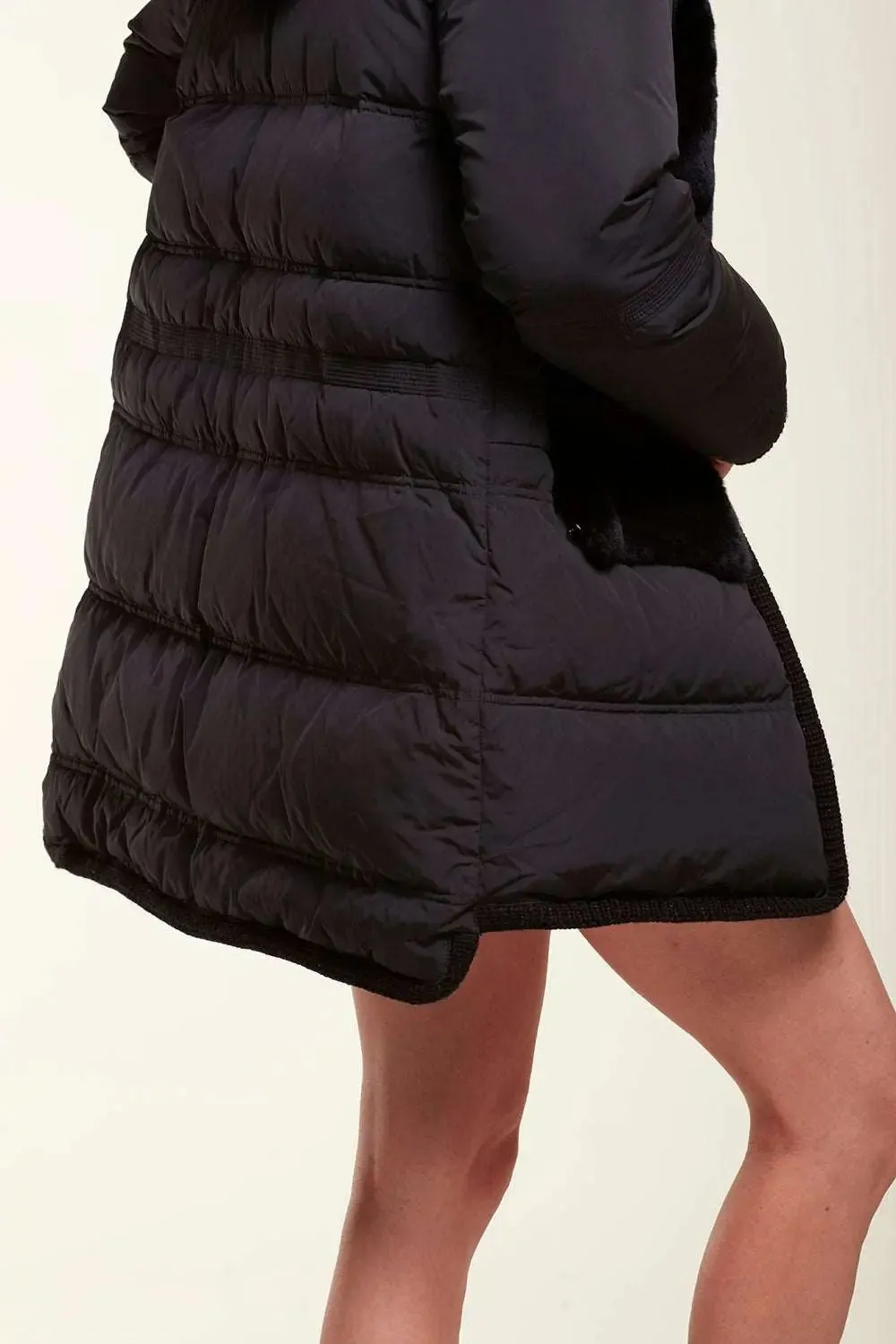 Puffer coat with hood