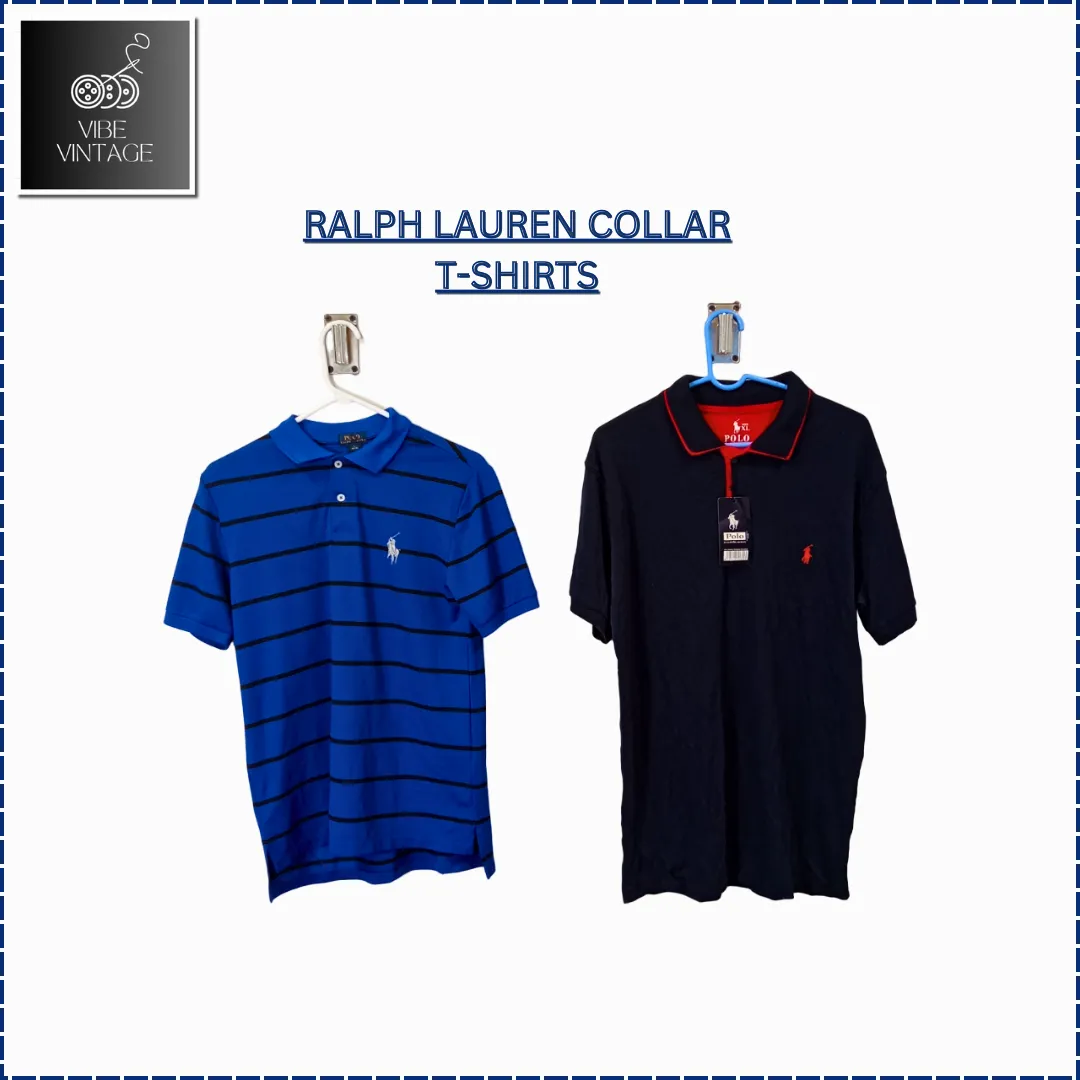 RALPH LAUREN POLO COLLAR T-SHIRTS (BUNDLE 1) - 40 PCS