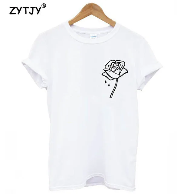 rose flower t-shirt  unisex