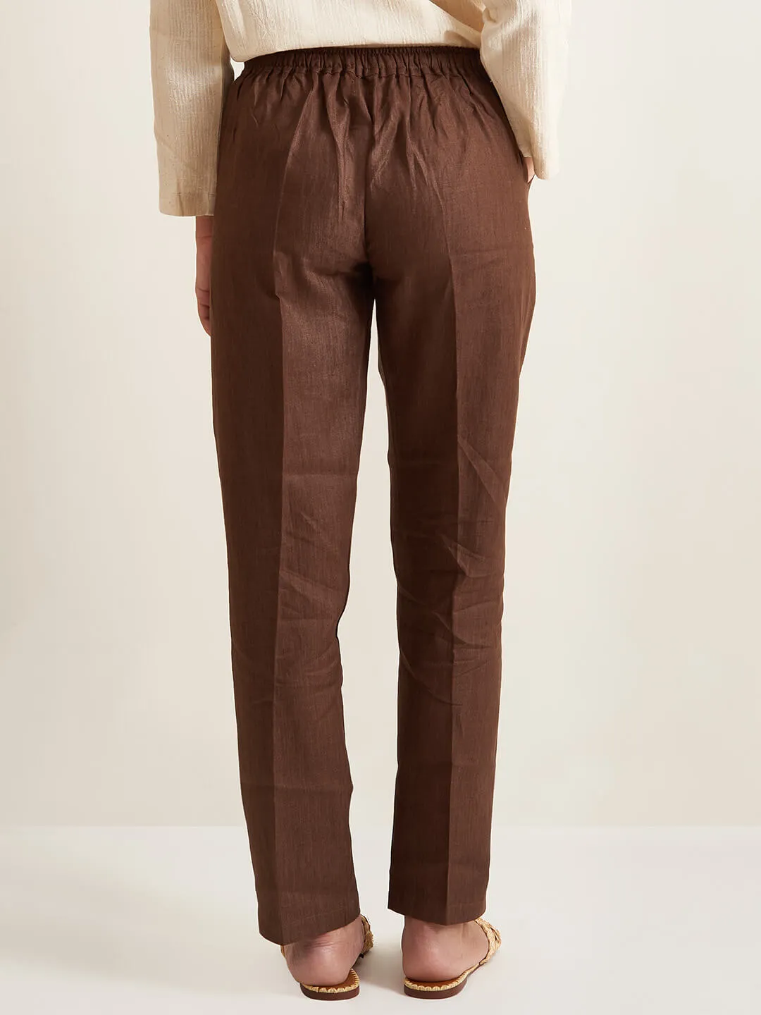 Straight fit Linen pants