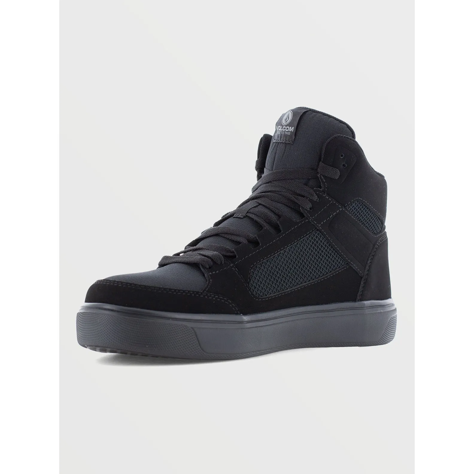 SUEDE/MESH BLACK HI TOP