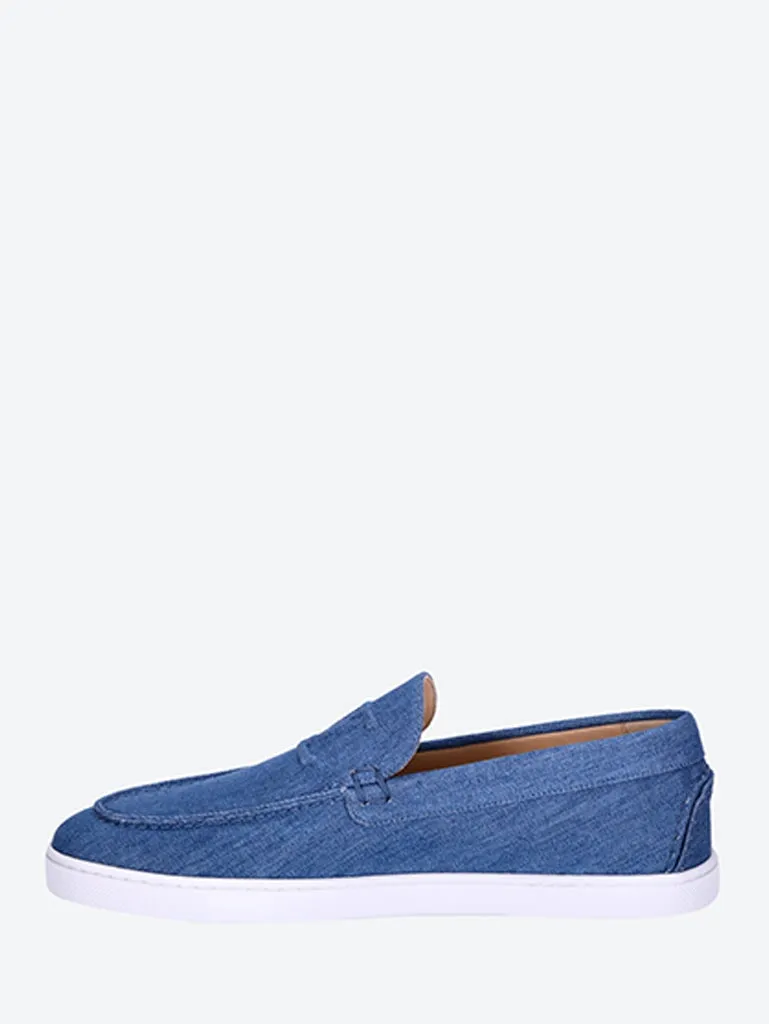 Varsiboat toile denim loafers