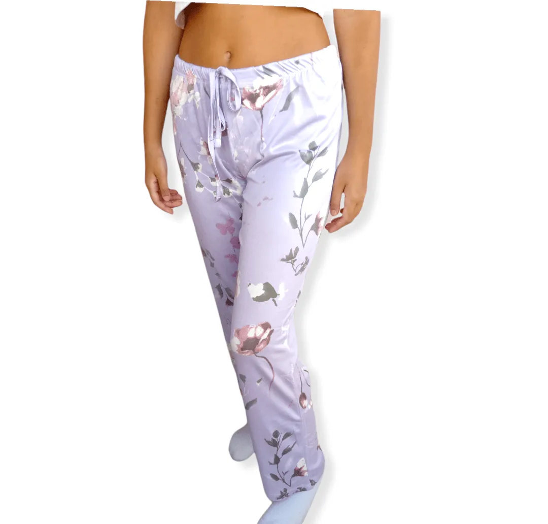 Women Pajama Pants - Purple