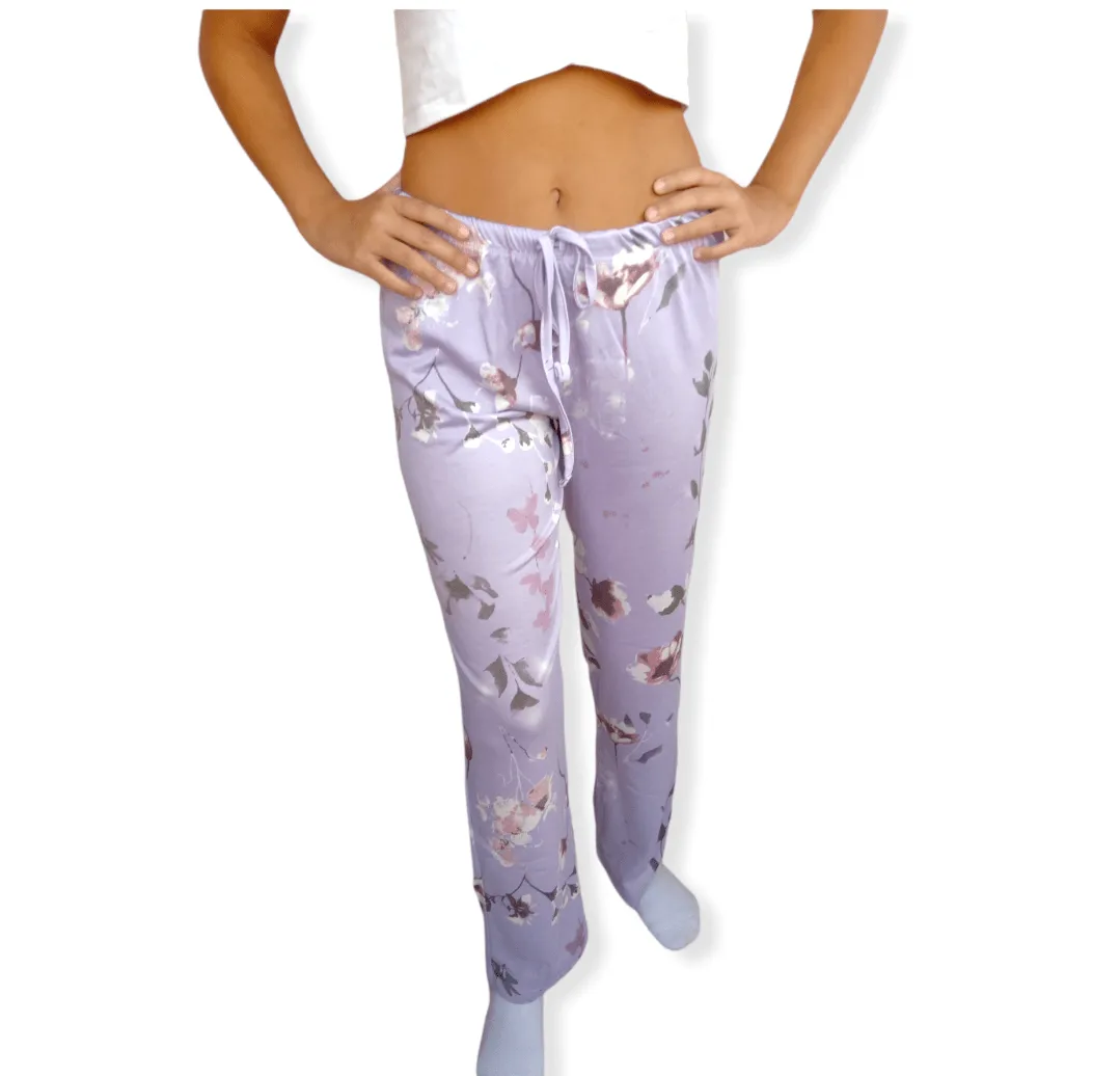 Women Pajama Pants - Purple