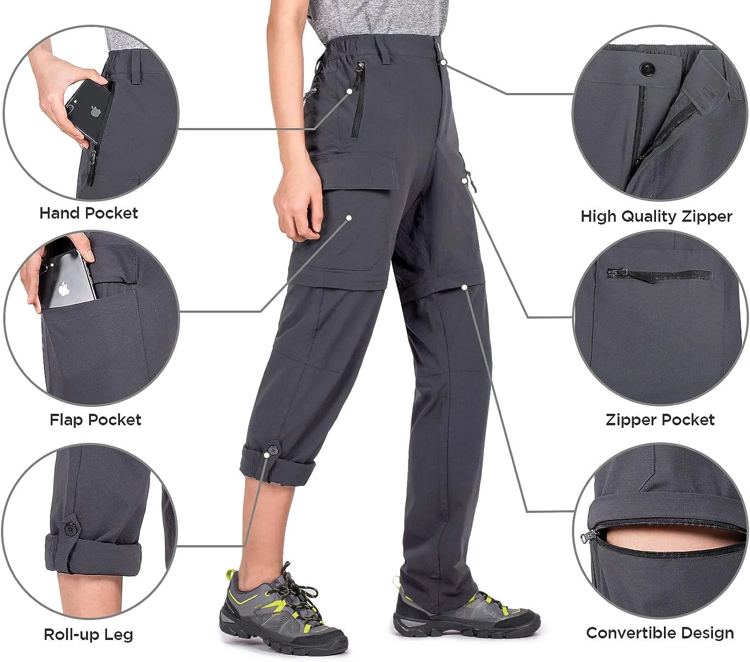 Women's Convertible Hiking Pants 24