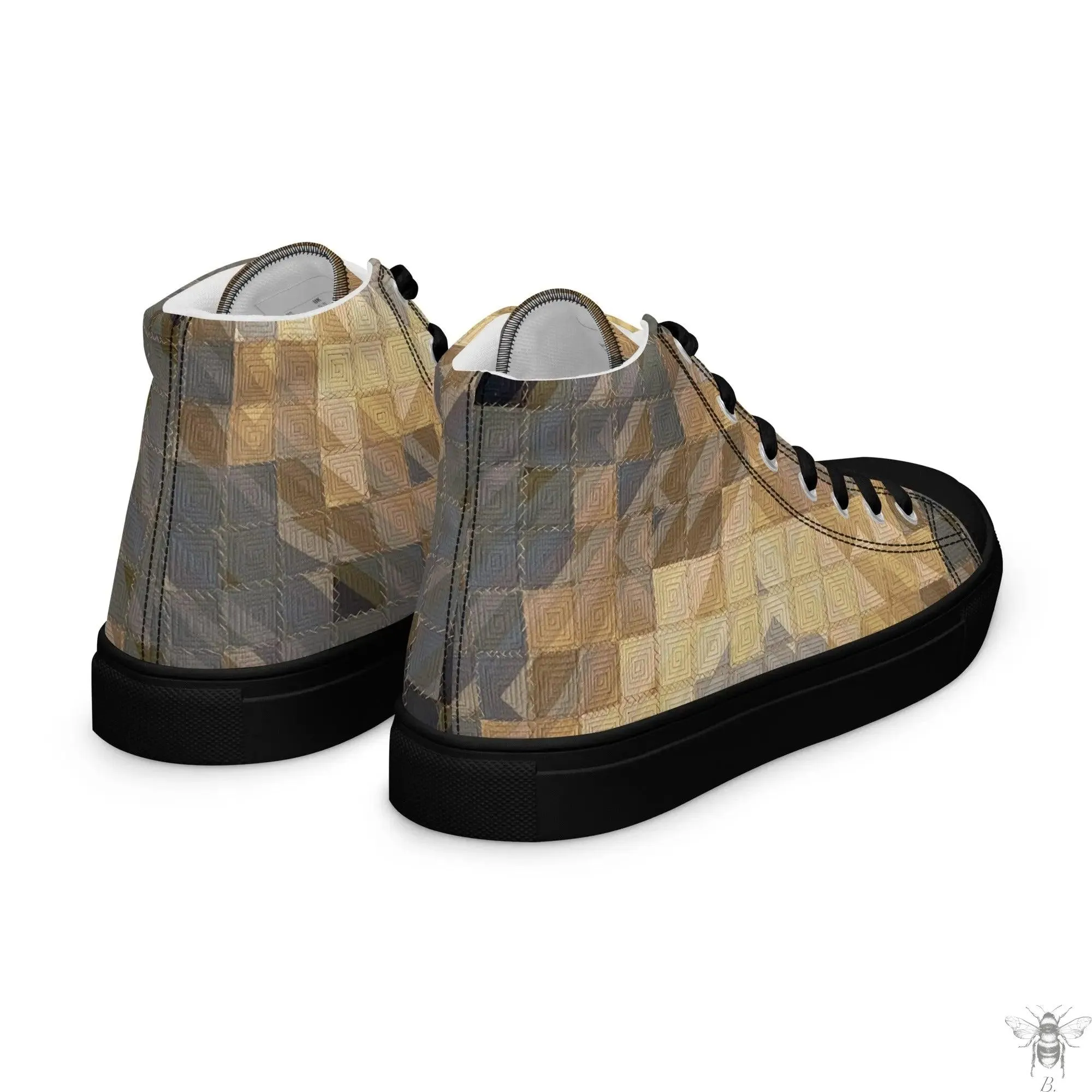 Women’s high top canvas shoes