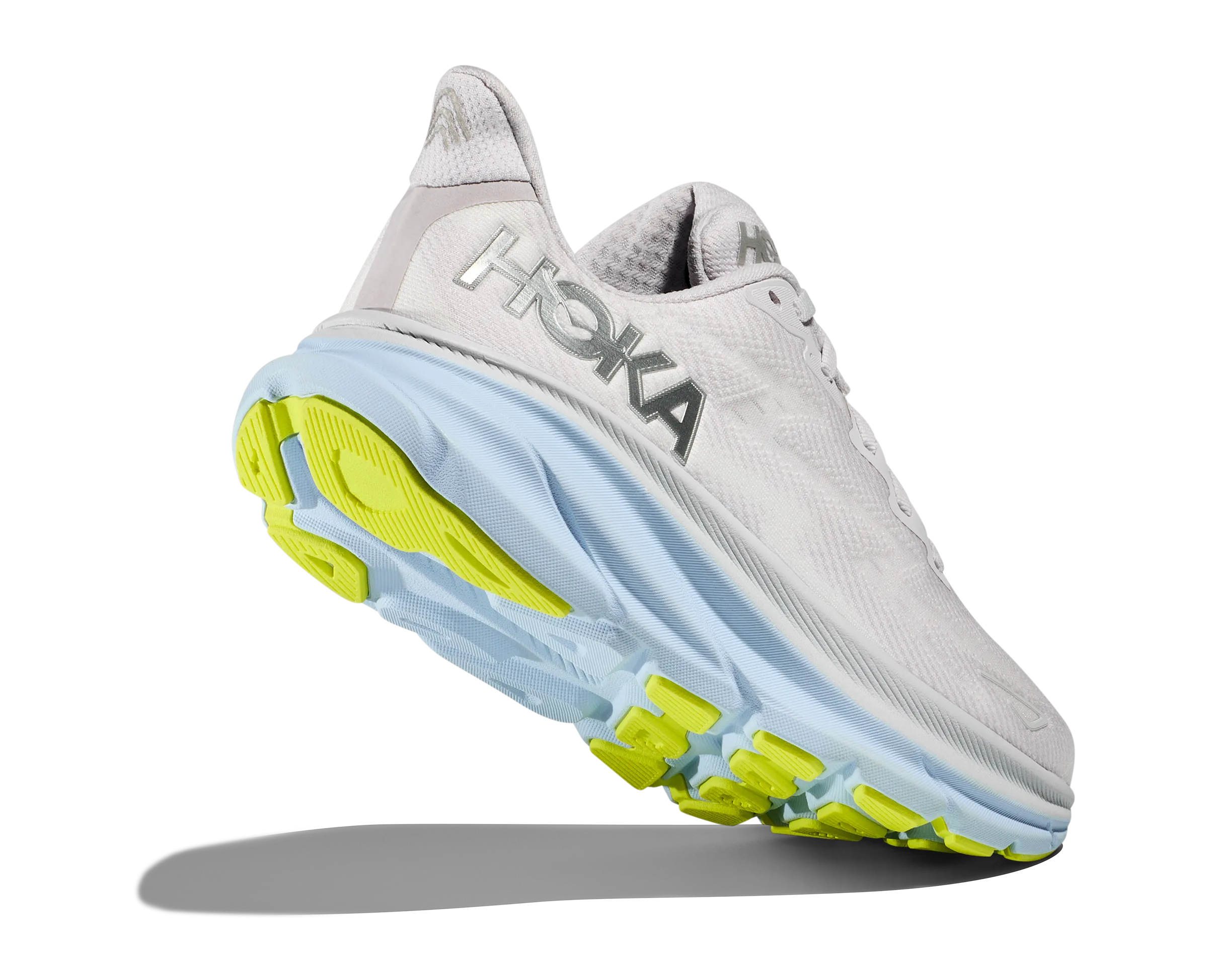 Women's Hoka Clifton 9 Color: Nimbus Cloud/Ice Water (WIDE WIDTH)