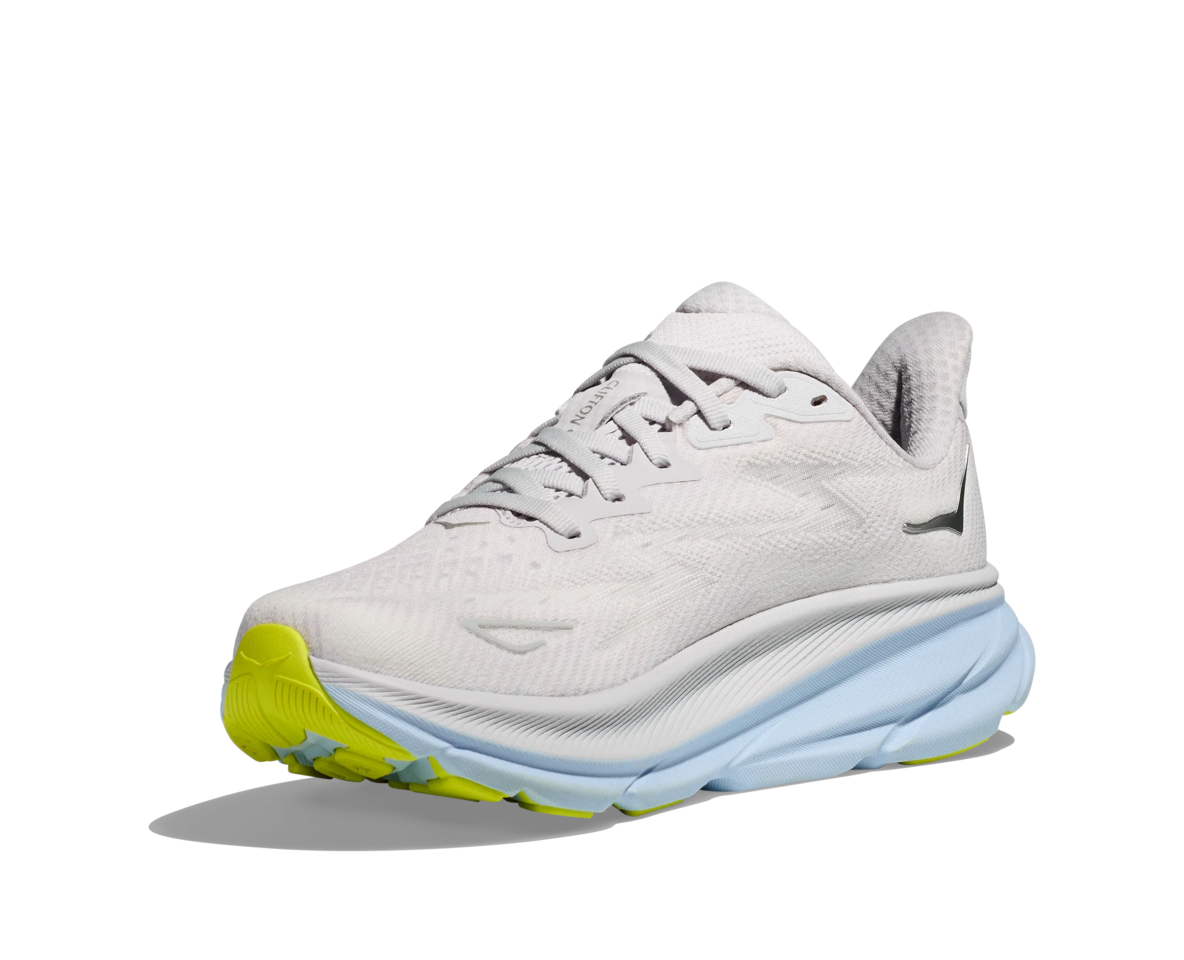 Women's Hoka Clifton 9 Color: Nimbus Cloud/Ice Water (WIDE WIDTH)