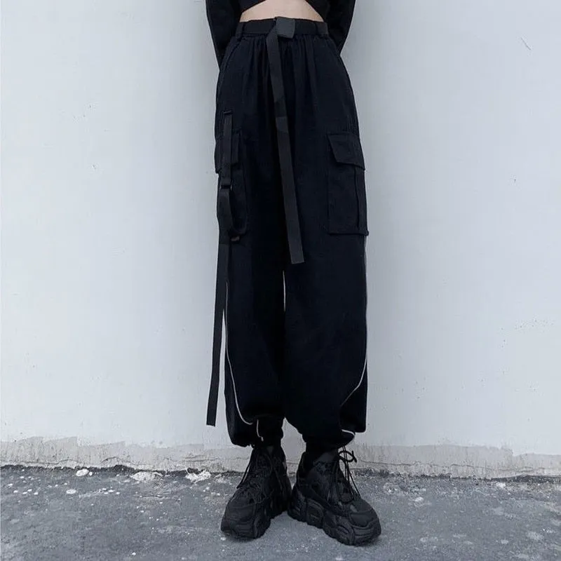 Women's Loose Pants With Buckle