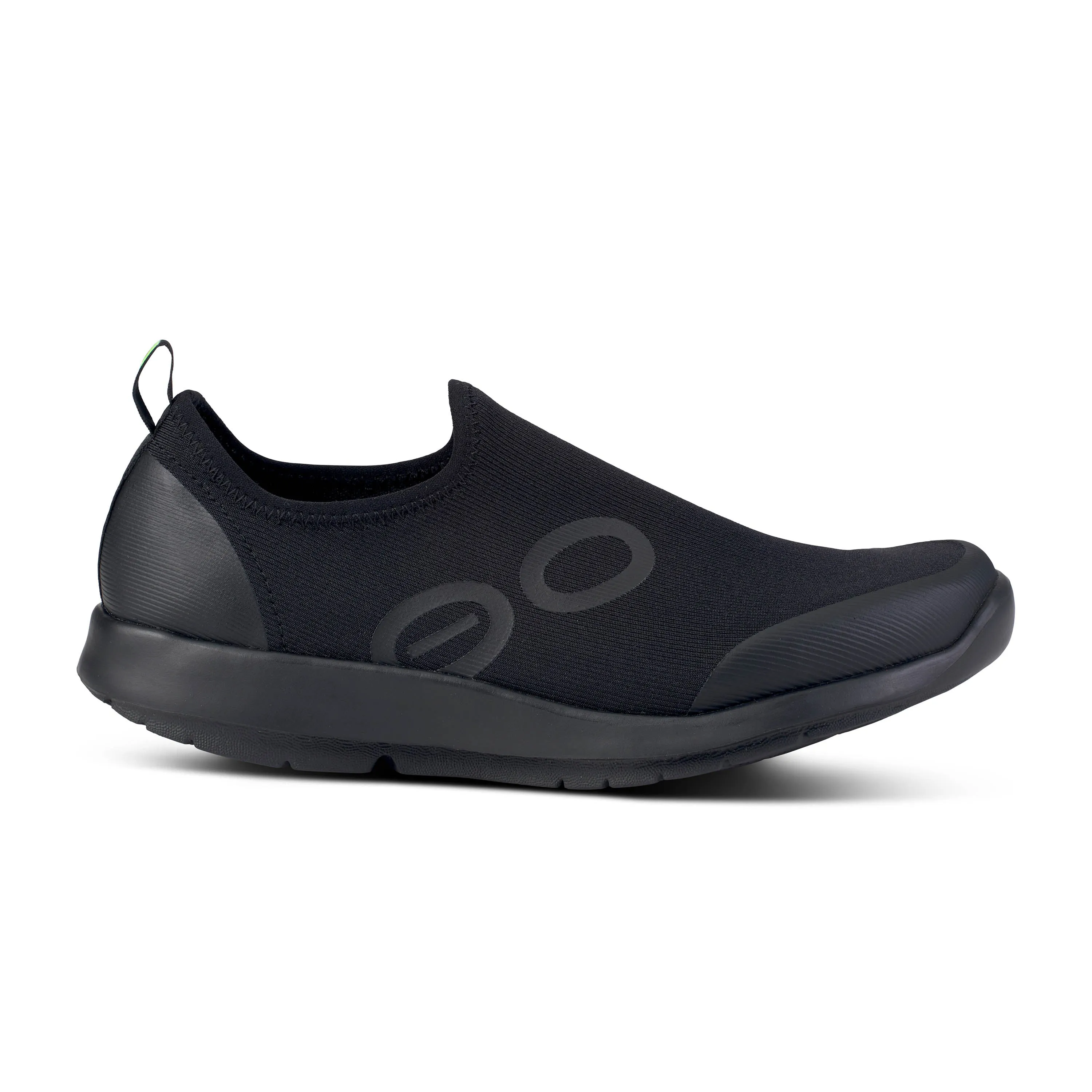 Women's Oofos OOmg Sport Low Shoe Color: Black