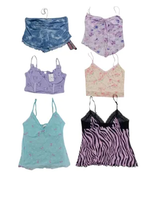 Y2K fairy Core cami tops - 16 pcs